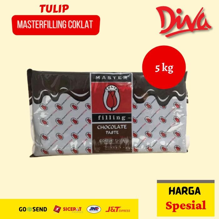 [5kg] tulip masterfilling - coklat filling - tulip filling coklat kode 389
