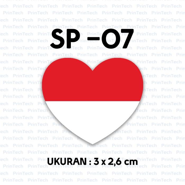 

(Allthebest) Stiker pipi merah putih 17 Agustusan