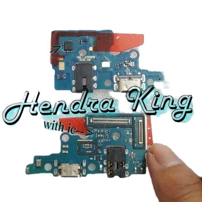 Papan pcb konektor cas samsung A70 2019