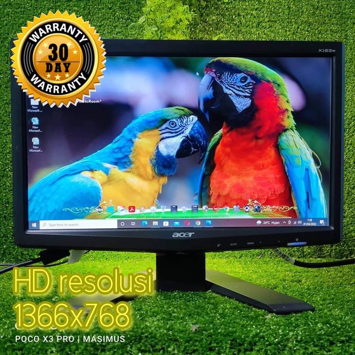 Monitor komputer pc Acer LCD 16"