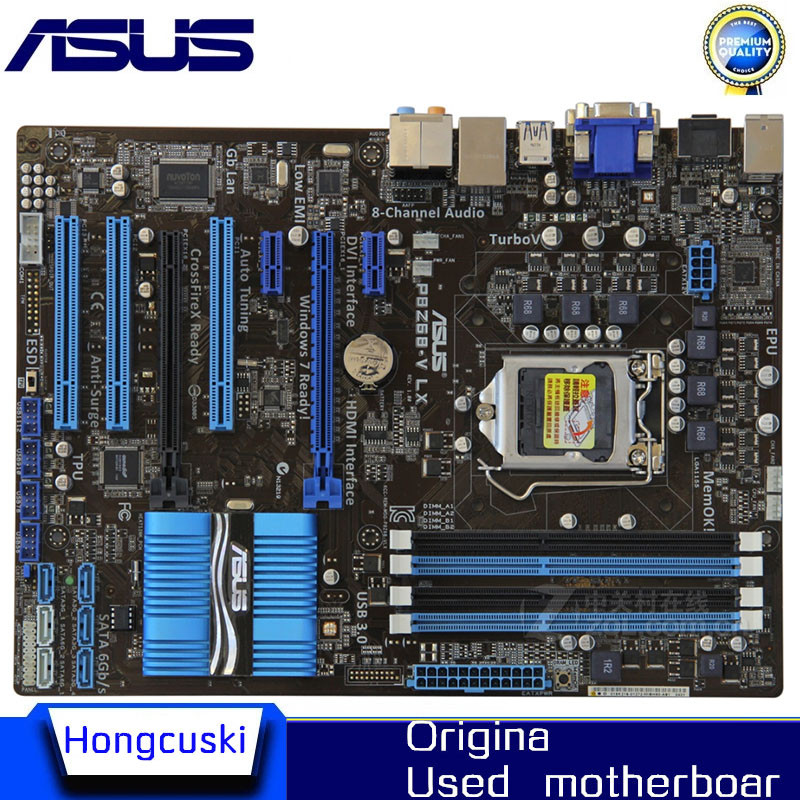 For Asus P8Z68-V LX Desktop Motherboard Z68 Socket LGA 1155 i3 i5 i7 DDR3 32GB Original Used Mainboa
