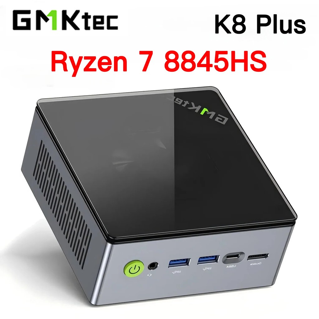 GMKtec K8 Plus Ryzen 7 8845HS MINI PC Oculink Windows 11 Pro DDR5 PCIe4.0 SSD WIFI6 BT5.2 Desktop Mi