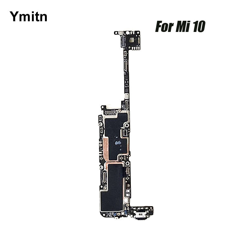 Ymitn Unlocked Main Mobile Board Mainboard Motherboard With Chips Circuits Flex Cable For Xiaomi 10 