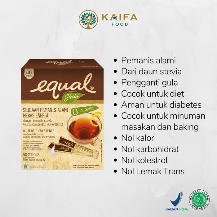 

PAGAMART EQUAL NATURALS STEVIA - PEMANIS STEVIA NOL KALORI / SWEETENER