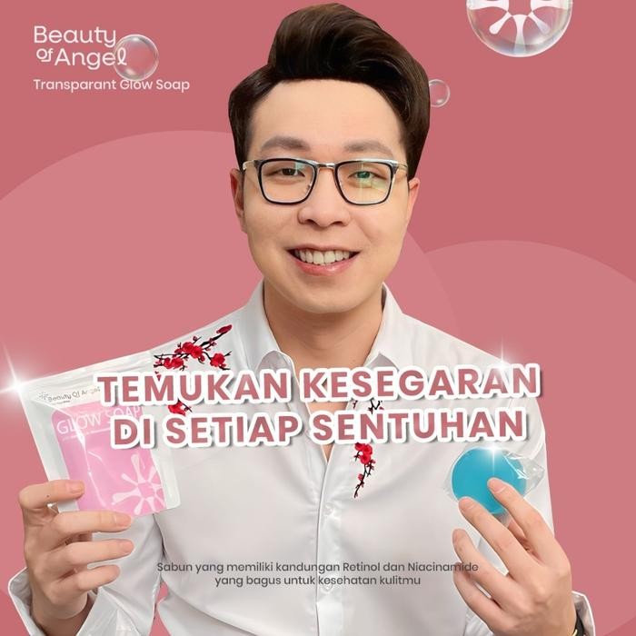 SABUN WAJAH PENGHILANG FLEK HITAM > GLOW SOAP BEAUTY OF ANGEL SABUN DR RICHARD LEE SABUN PEMUTIH