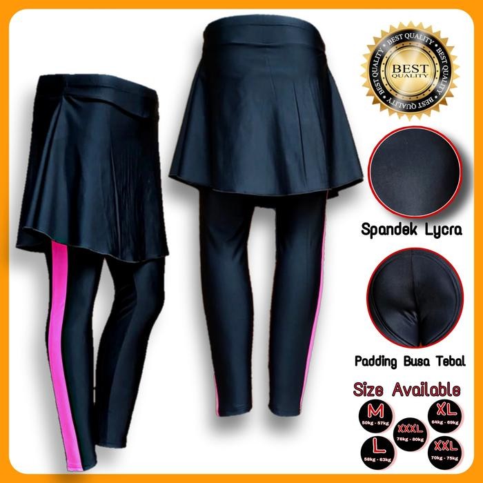 Raedy- Free Hijab Sports Celana Sepeda Padding Stretch Wanita Spandex Lycra -Gratisongkir