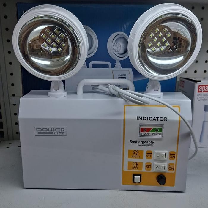 Krisbow Lampu Darurat/ Emergency Lamp otomatis nyala saat listrik mati