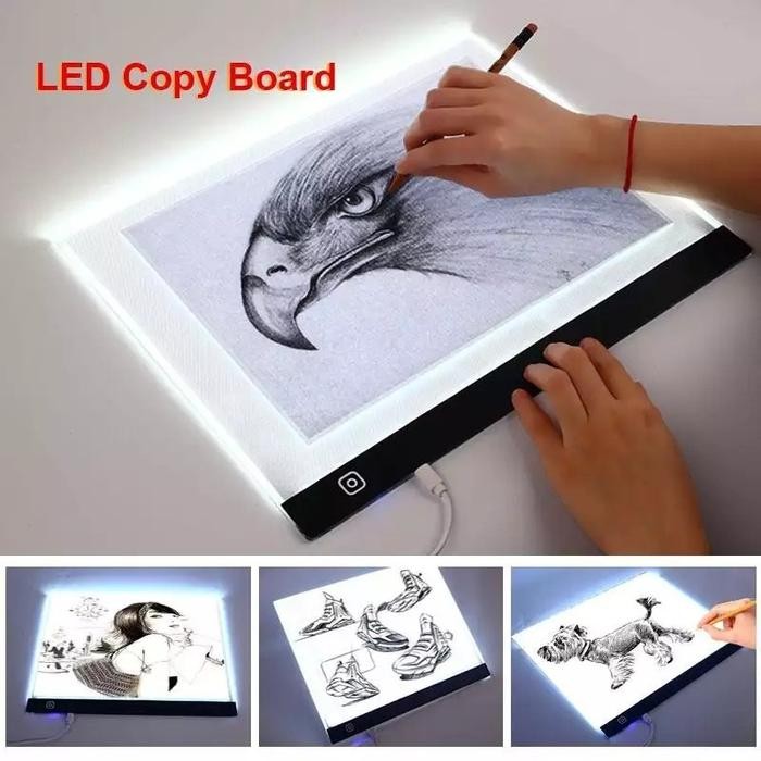 

Ready StockA3 Led Drawing Tracing Board Stensil Board Papan Jiplak Gambar Led Anak & Dewasa Copy