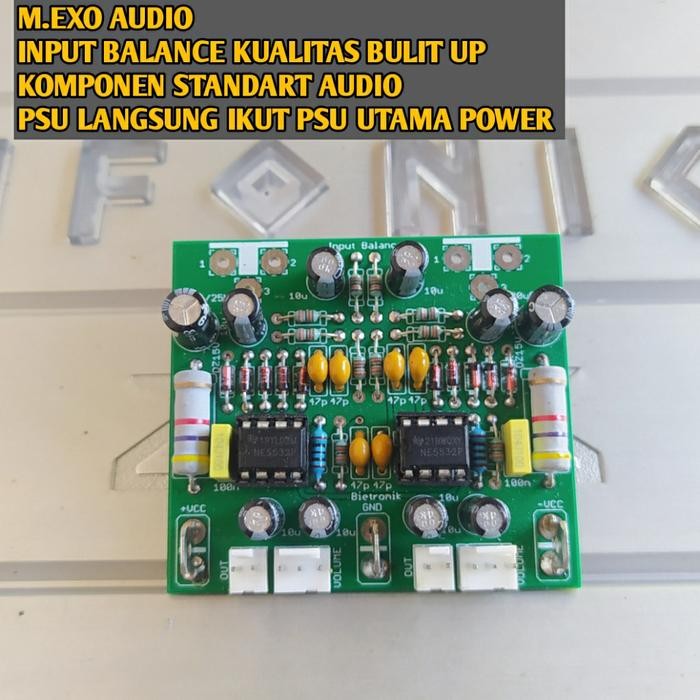 kit input balance stereo berkualitas