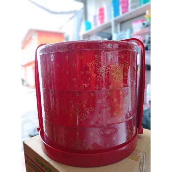 rantang susun 3 tenong 29cm / rantang makanan / rantang kue bolu rantang tenong tebal kode 52