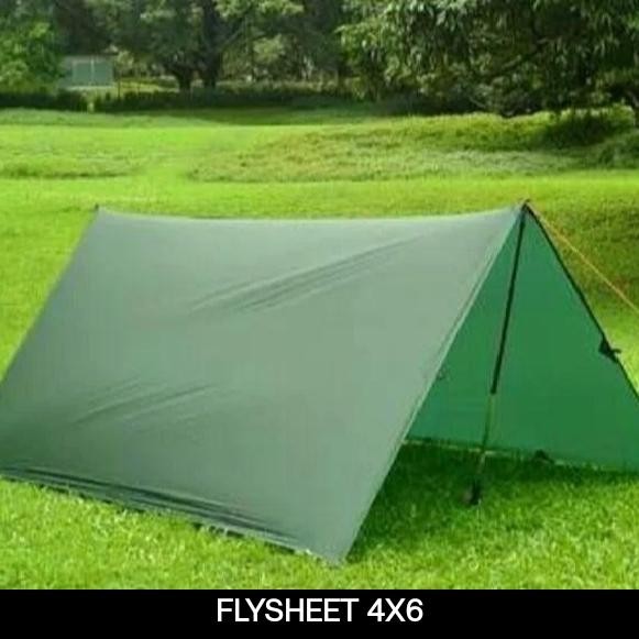 flysheet tenda 4 x 6