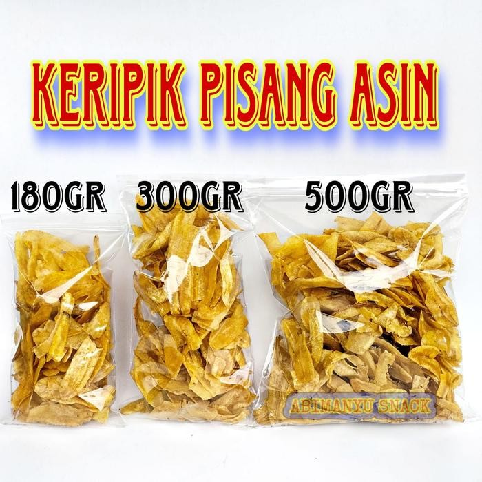 

Sedia sriping seriping pisang asin - keripik pisang asin