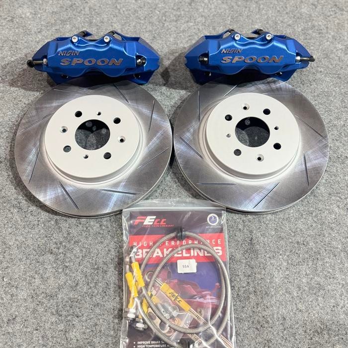 BBK Nissin Spoon 4pot PNP Honda Jazz GE8 GK5 City Hatchback Ferio Freed Brio Mobilio