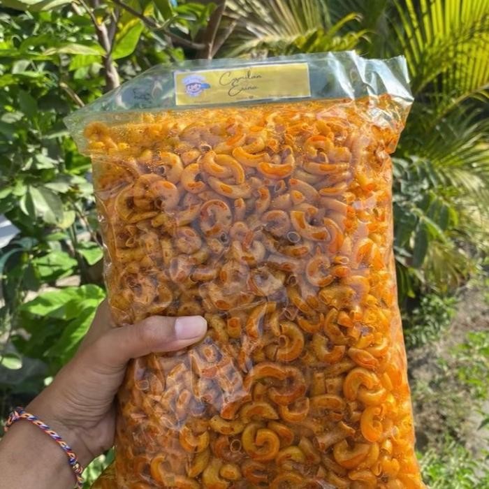 

Sedia gram makaroni cikruh daun jeruk pedas dan EXTRA pedas snack Food