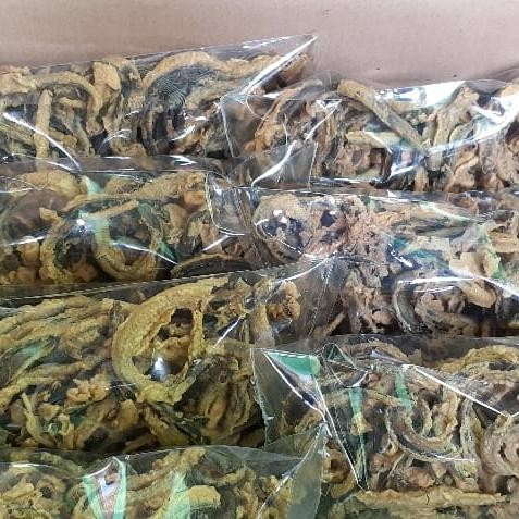 

Sedia Keripik Belut Goreng Garing Gurih Renyah 200gr