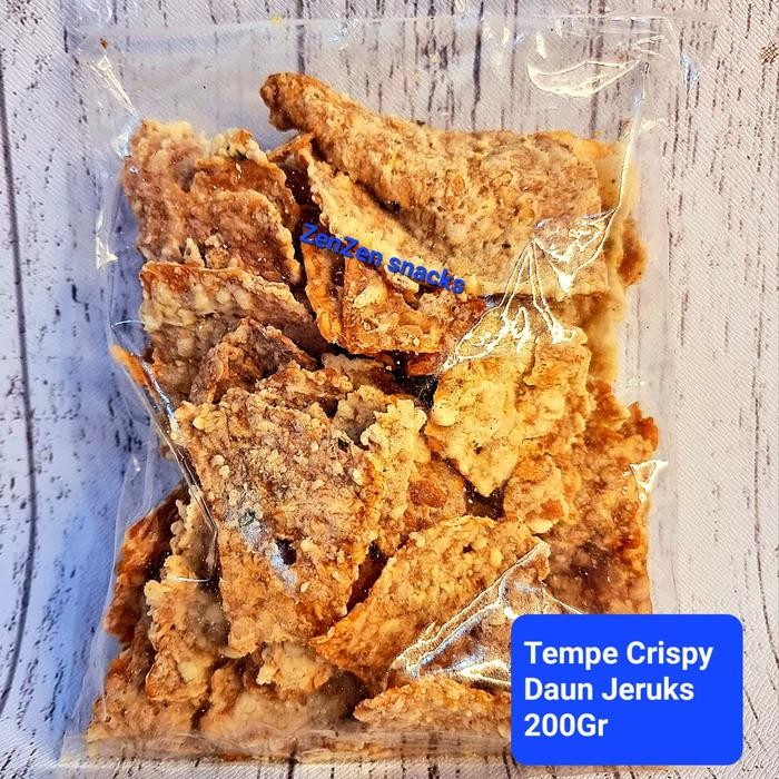 

Sedia KERIPIK TEMPE KRISPY DAUN JERUK 200GR
