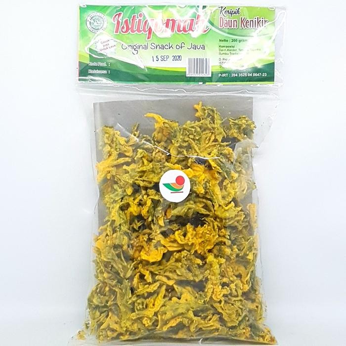 

Sedia ISTIQOMAH KERIPIK DAUN KENIKIR 200gr KRIPIK RAJA ULAM SAYUR NABATI