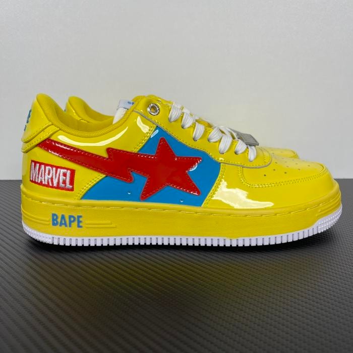 Bape A Bathing Ape Bapesta Marvel Studios Yellow GK