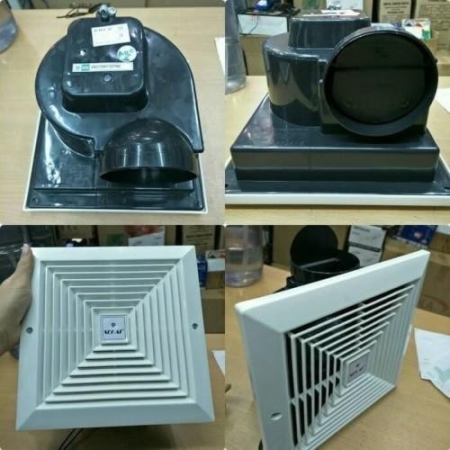 Hexos Fan / Exhaust Fan Plafon / Hesox Cerobong 8Inch Sekai Mvf893