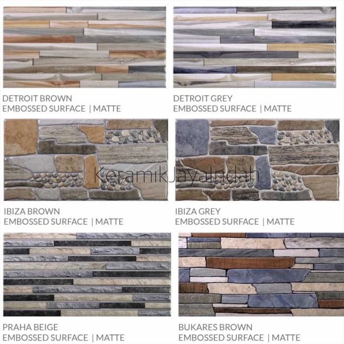 (Allthebest) PERFECTO 20 x 40 KERAMIK DINDING KERAMIK BATU ALAM