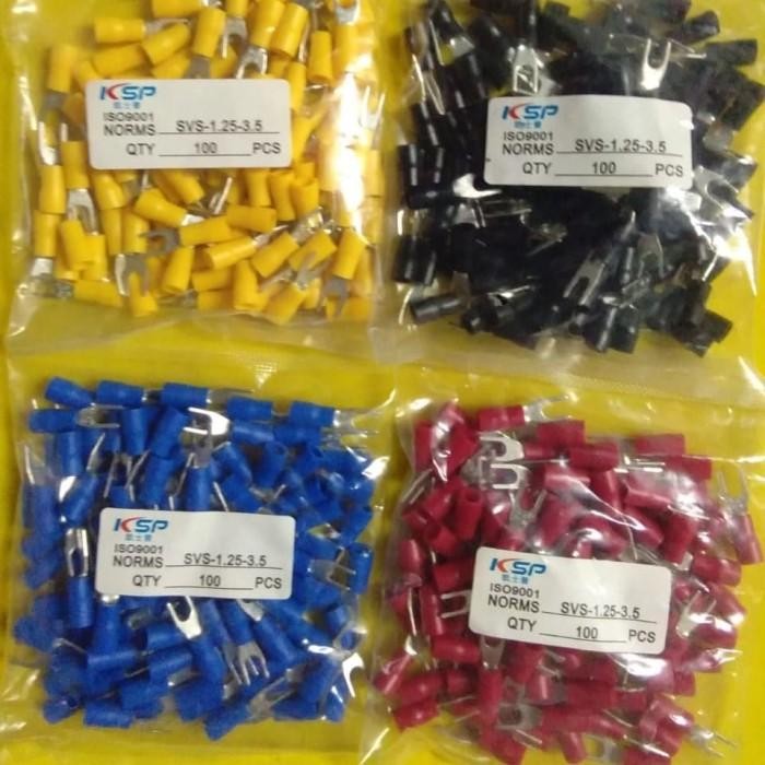 (Allthebest) Skun Kabel YF 1.5 - 3 , Kabel Fork Skun Garpu Y 1.5 mm 1.25 - 3 mm