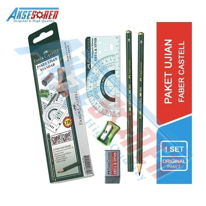 

Paket Ujian Standar Faber Castell / Perlengkapan Alat Tulis 1 Set