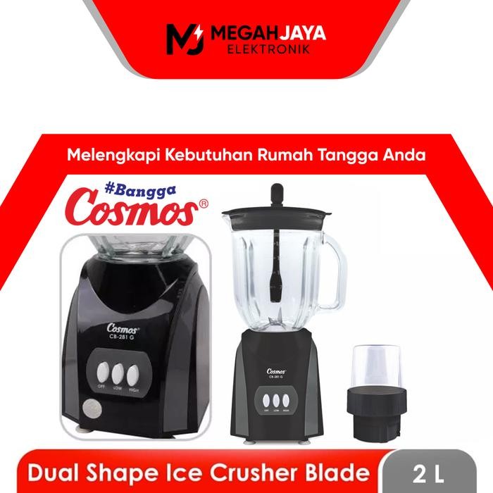 COSMOS BLENDER CB281G / CB-281G / CB 281G (KACA / 2 LITER)