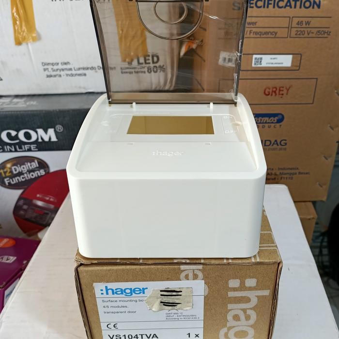 BOX MCB HAGER 4 GROUP VS 104 TVA OUTBOW