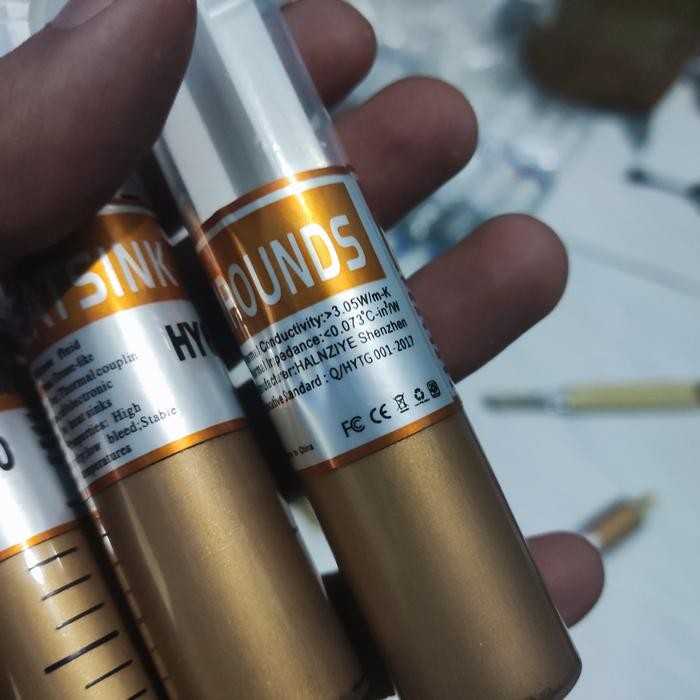 Thermal Paste Pasta GOLD HY610 ORIGINAL Cpu Vga Laptop 30g