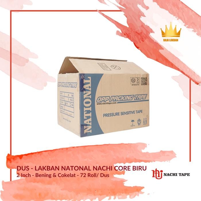 

Produk Terbaru Lakban / Plakban Opp National Core Biru - Per Dus Cod