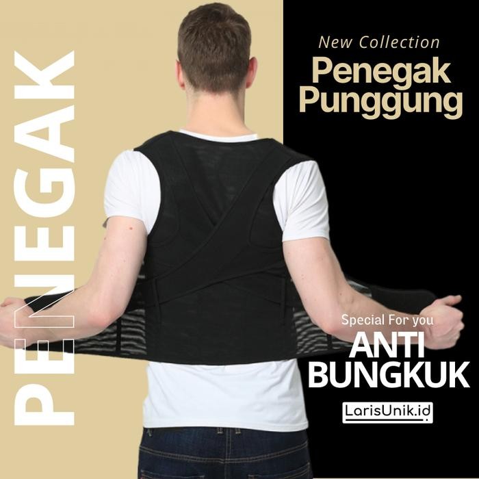 Sabuk Penyangga Punggung Babaka Back Support Belt Alat Terapi Punggung Sabuk Terapi