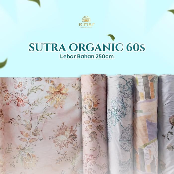 Kain Ecer Grosir Meteran Sutra Sutera Tencel Organic 60s Motif Bahan Kemeja Baju Anak Sarung Mukena