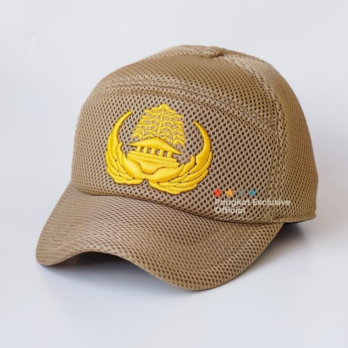 TOPI ASN KHAKI JALA MESS TOPI ASN GOLONGAN 1 - TOPI ASN GOLONGAN 2 TOPI ASN GOLONHAN 3 TOPI ASN