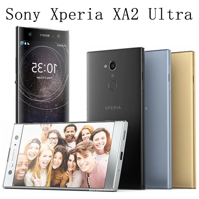 Unlocked Original Sony Xperia XA2 Ultra 4G H3213 H4233 Mobile Phone 6.0'' 4GB+32GB/64GB Single/Dual 