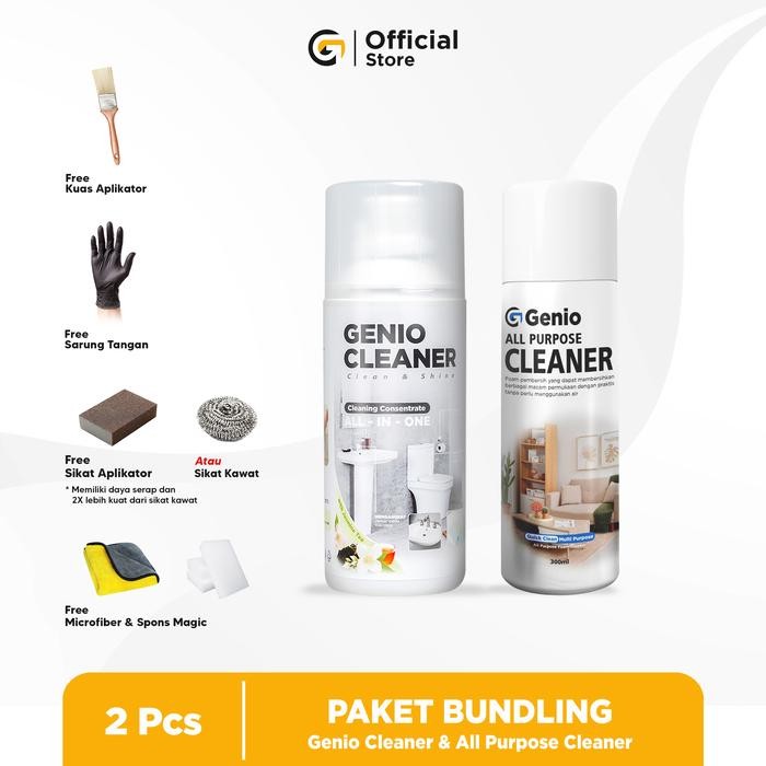 (Allthebest) PAKET BUNDLING Genio Cleaner & Genio All Purpose Cleaner