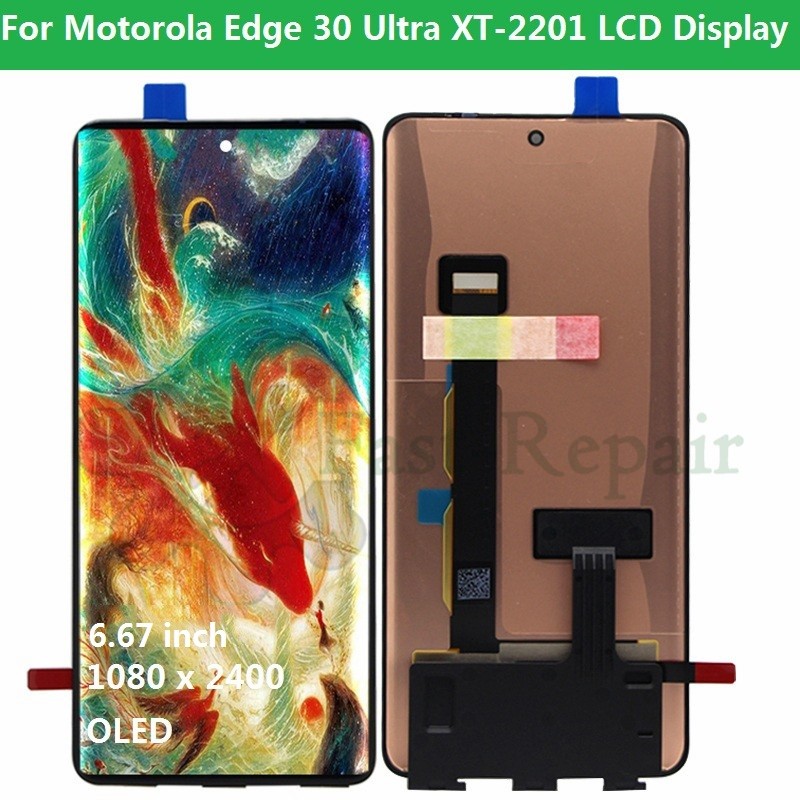 6.67 inches oled original quality lcd display for Motorola Edge 30 Ultra display XT-2201 lcd display