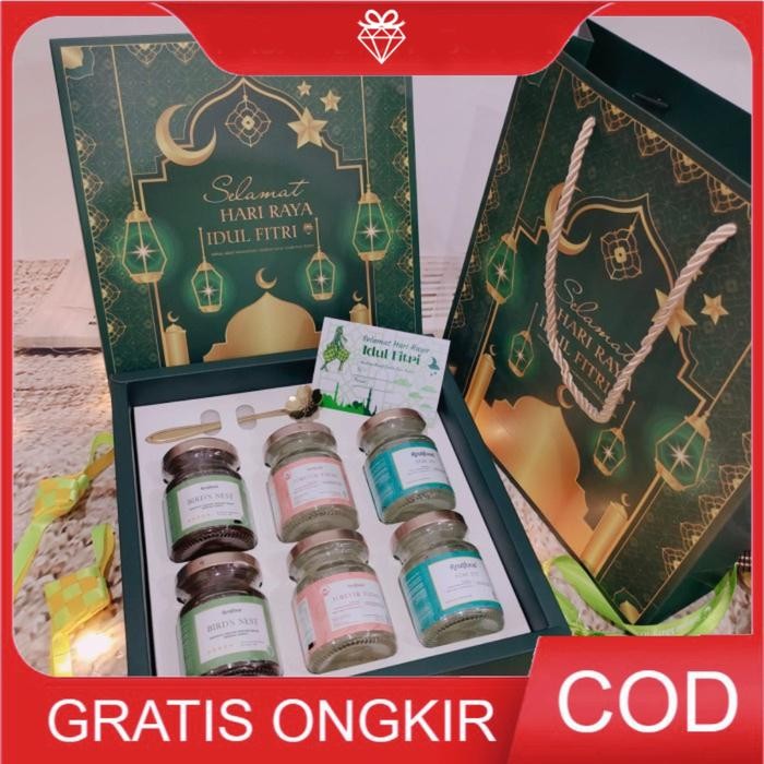 

Hampers Realfood Idul Fitri - Kado Lebaran Minuman Sehat Walet - PL066