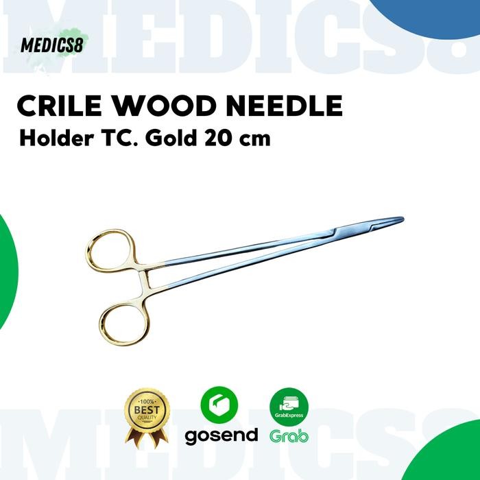 

Terbaru! Crile Wood Needle Holder Tc. Gold 20 Cm