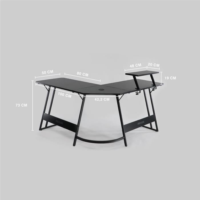 (Expert) Rexus Stronghold RXD-230 Gaming Desk Meja Kantor Gaming RXD230