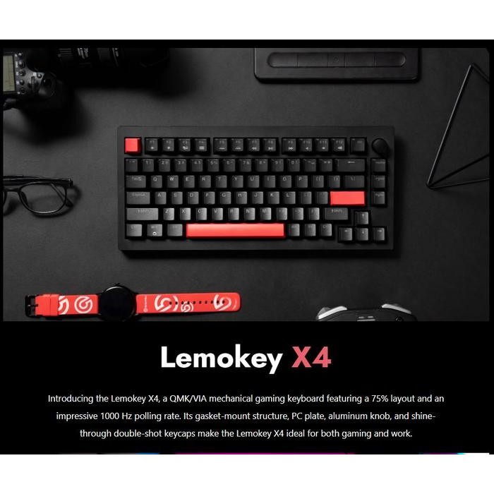 (Expert) Lemokey X4 QMK Wired Mechanical Keyboard