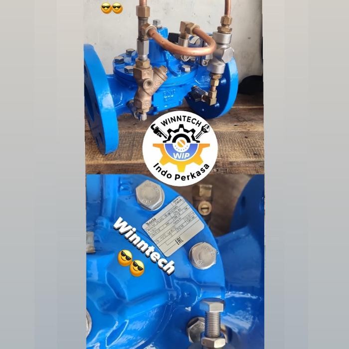 PRV PRESSURE REDUCING VALVE SOCLA CL101 FLANGE PN 16 SIZE 3 INCH