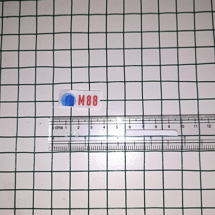 PROMO KAWAT LOKET HIJAU 1/2 INCH PER ROL - RAM ANTI KARAT LAPIS PVC - 11CM TERMURAH