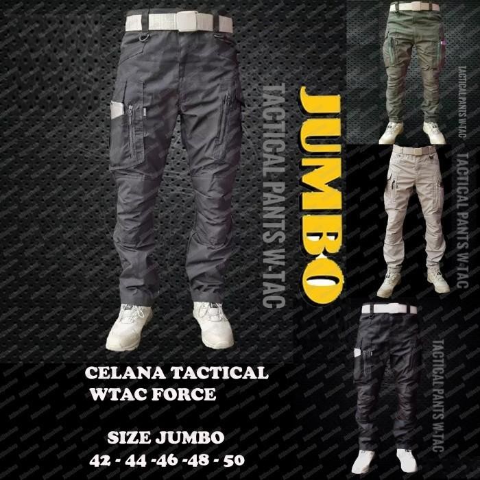 (Expert) JUMBO Size Celana Panjang W-Tac Pria Kualitas ORI Ripstop Tornado