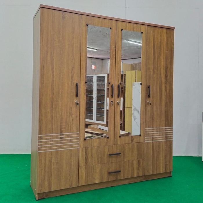 Lemari Pakaian 4 Pintu Nimalis / Lemari Baju 4 Pintu / Lemari Pakaian