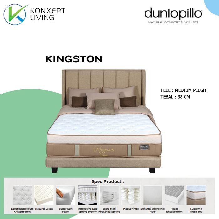 Dunlopillo Springbed Luxurious Series Type Kingston - Full Set