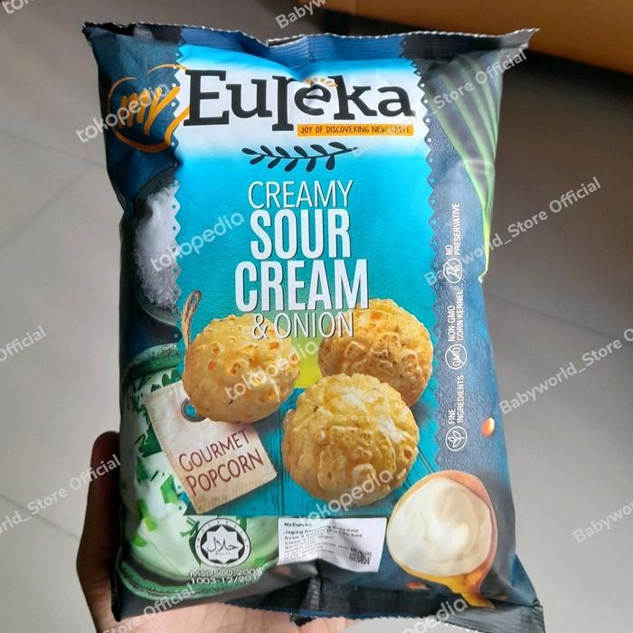 

Eureka Gourmet Popcorn SOUR CREAM & ONION IMPORT 80gr