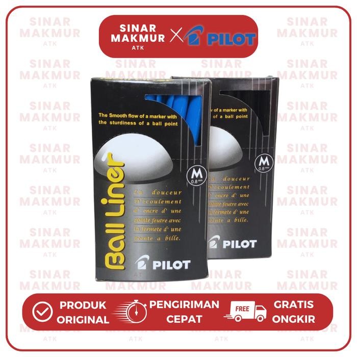 

Gel Pen/Sign Pen/Pen Tanda Tangan Ball Liner 0.8mm Pilot (Lsn)