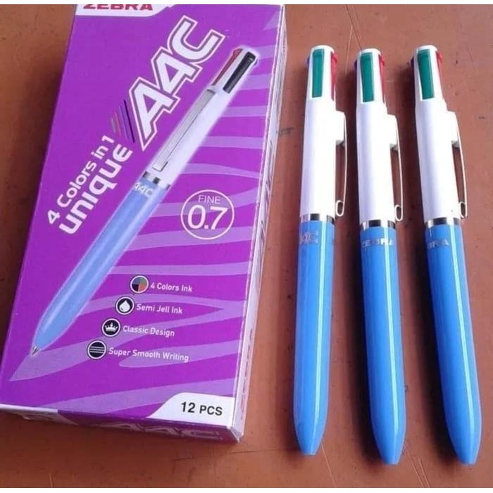 

pen zebra a4c 4 warna