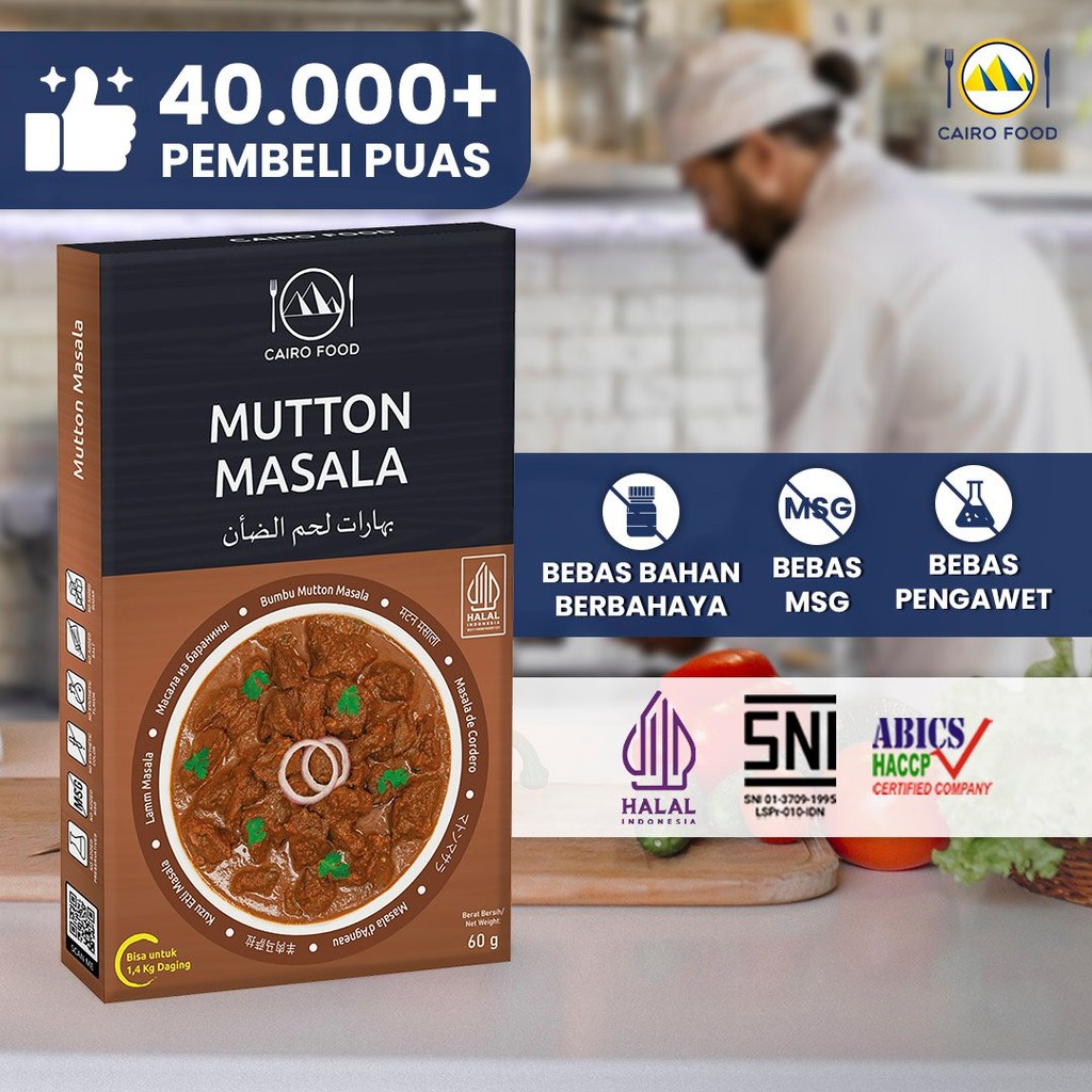 

Cairo Food - Bumbu Mutton Masala Asli Rempah