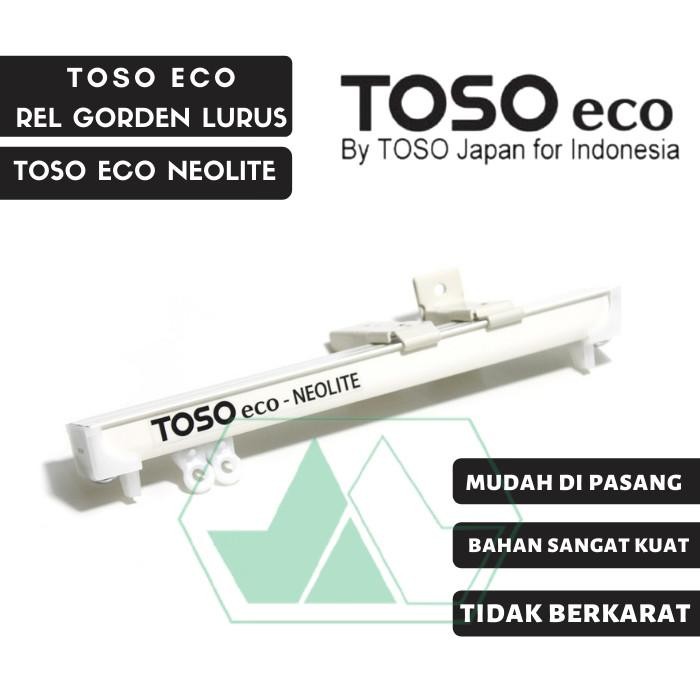 Toso Eco 5.8 Meter (1 Batang) Neolite Rel Gorden Lurus Rel Elite Rel Japan Rel Kotak